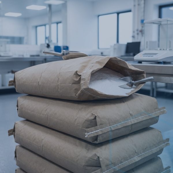 Bột tinh thể trắng minh họa dextrose monohydrate ứng dụng trong thực phẩm và dược phẩm