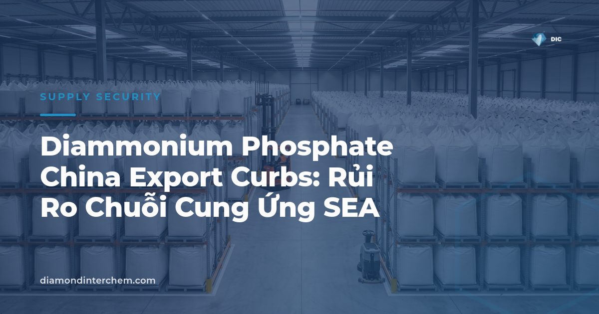 Cảng xuất khẩu phân bón Trung Quốc, minh họa diammonium phosphate china export curbs