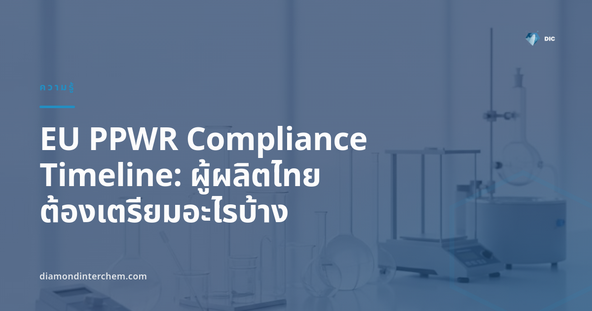 EU PPWR Compliance Timeline: ผู้ผลิตไทยต้องเตรียมอะไรบ้าง