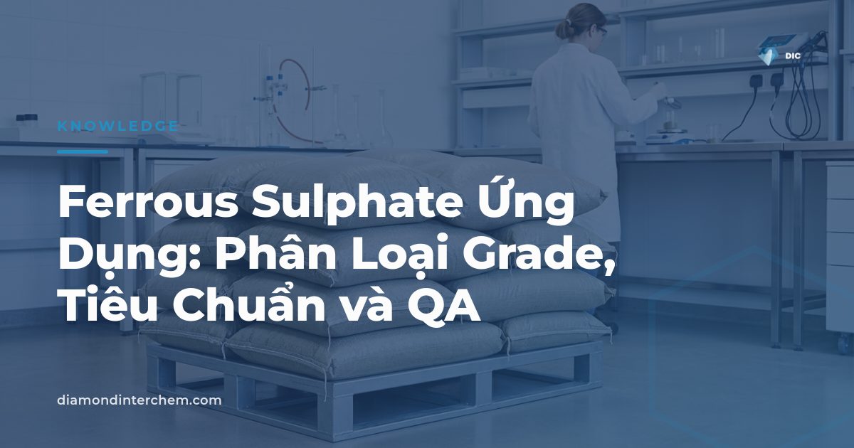 Tinh thể Ferrous Sulphate ứng dụng trong xử lý nước và bổ sung sắt thực phẩm