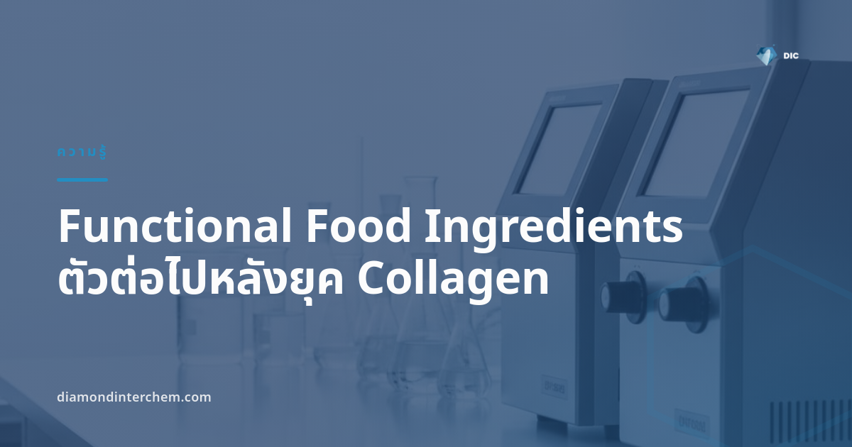 Functional Food Ingredients ตัวต่อไปหลังยุค Collagen