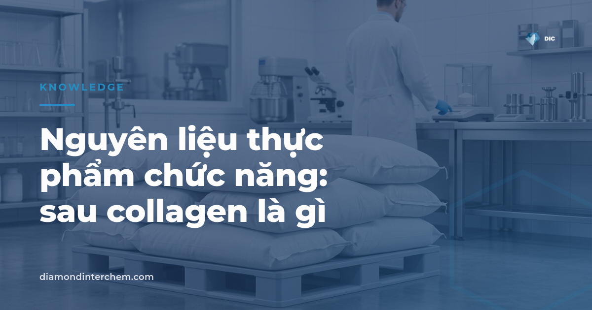 Nguyên liệu thực phẩm chức năng — điều gì đến sau collagen