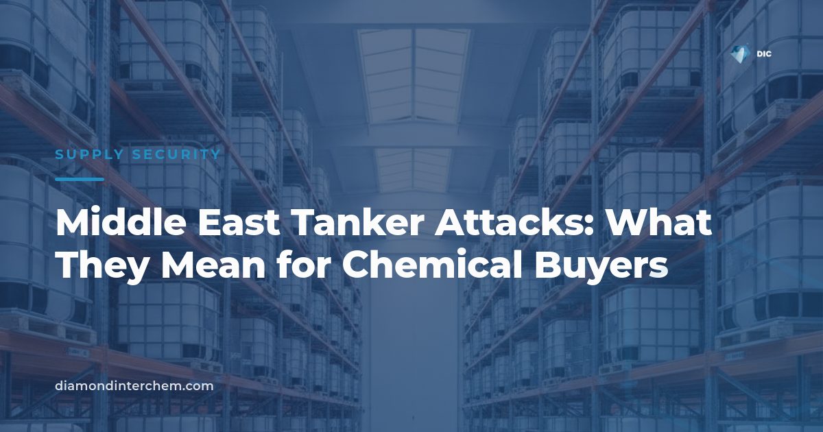 Tanker ship at sea with smoke plume, illustrating Middle East tanker attacks disrupting shipping lanes
