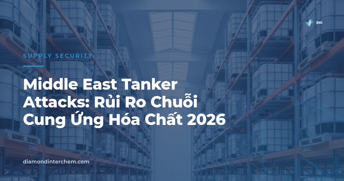 Tàu chở dầu bốc cháy ngoài khơi Trung Đông minh họa rủi ro Middle East tanker attacks