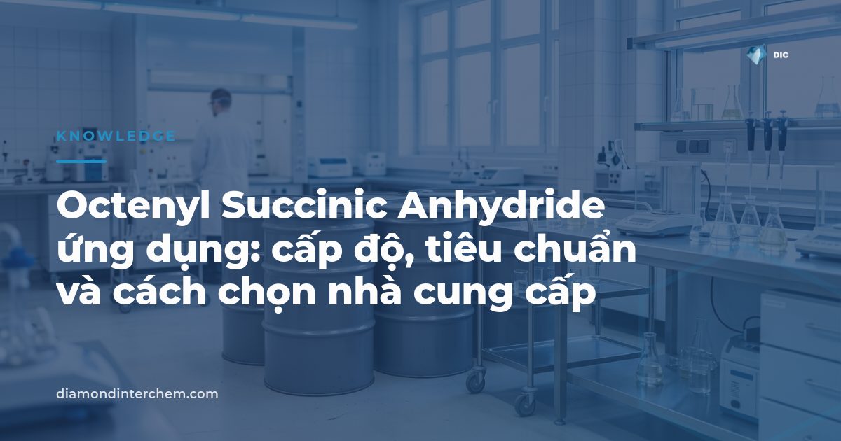 Bao tinh bột biến tính minh họa Octenyl Succinic Anhydride ứng dụng trong nhũ hóa thực phẩm