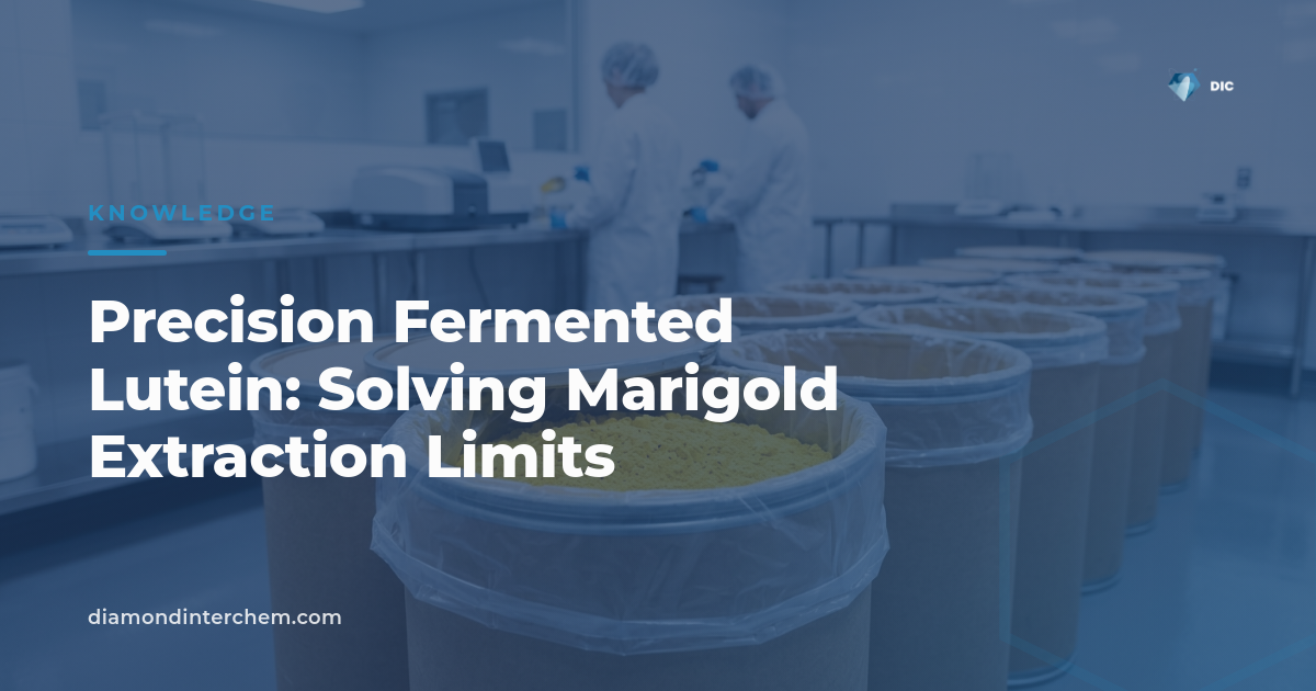 Precision Fermented Lutein: Solving Marigold Extraction Limits